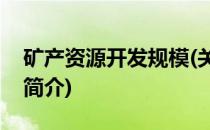 矿产资源开发规模(关于矿产资源开发规模的简介)