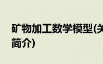 矿物加工数学模型(关于矿物加工数学模型的简介)