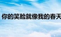 你的笑脸就像我的春天是什么歌（你的笑脸）
