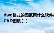 dwg格式的图纸用什么软件打开（手机如何查看dwg文件（CAD图纸））