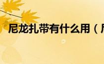 尼龙扎带有什么用（尼龙扎带有什么妙用）