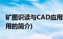 矿图识读与CAD应用(关于矿图识读与CAD应用的简介)