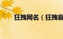 狂拽网名（狂拽霸气吊炸天的网名）