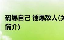 码爆自己 锤爆敌人(关于码爆自己 锤爆敌人的简介)