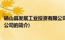 砀山县发展工业投资有限公司(关于砀山县发展工业投资有限公司的简介)