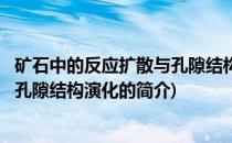 矿石中的反应扩散与孔隙结构演化(关于矿石中的反应扩散与孔隙结构演化的简介)