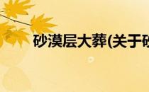 砂漠层大葬(关于砂漠层大葬的简介)