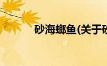 砂海螂鱼(关于砂海螂鱼的简介)