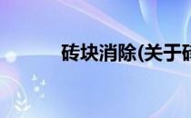 砖块消除(关于砖块消除的简介)