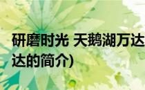 研磨时光 天鹅湖万达(关于研磨时光 天鹅湖万达的简介)