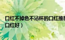 口红不掉色不沾杯的口红推荐（不掉色的口红好还是掉色的口红好）