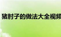 猪肘子的做法大全视频播放（猪肘子的做法）
