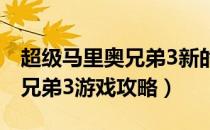 超级马里奥兄弟3新的旅程（新版超级马里奥兄弟3游戏攻略）