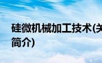硅微机械加工技术(关于硅微机械加工技术的简介)