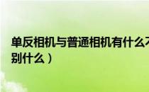 单反相机与普通相机有什么不同（单反相机和普通相机的区别什么）