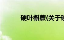 硬叶槲蕨(关于硬叶槲蕨的简介)