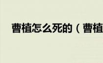曹植怎么死的（曹植怎么死的真实原因 ）