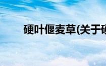 硬叶偃麦草(关于硬叶偃麦草的简介)