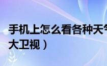 手机上怎么看各种天气预报（手机上怎么看各大卫视）