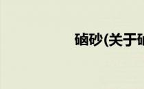 硵砂(关于硵砂的简介)