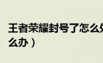 王者荣耀封号了怎么处理（王者荣耀封号了怎么办）
