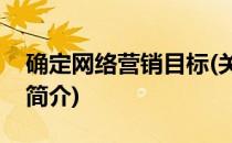 确定网络营销目标(关于确定网络营销目标的简介)