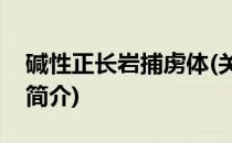 碱性正长岩捕虏体(关于碱性正长岩捕虏体的简介)