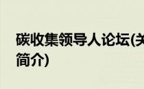 碳收集领导人论坛(关于碳收集领导人论坛的简介)