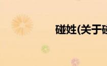 碰姓(关于碰姓的简介)