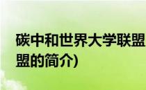 碳中和世界大学联盟(关于碳中和世界大学联盟的简介)