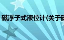 磁浮子式液位计(关于磁浮子式液位计的简介)