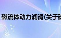 磁流体动力润滑(关于磁流体动力润滑的简介)