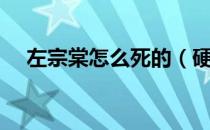 左宗棠怎么死的（硬汉左宗棠怎么死的）