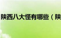 陕西八大怪有哪些（陕西的八大怪是哪八个 ）