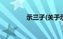 示三子(关于示三子的简介)