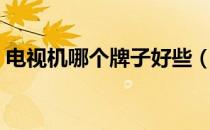 电视机哪个牌子好些（那个牌子的电视机好）