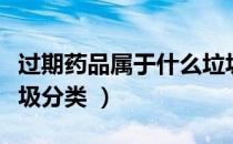 过期药品属于什么垃圾（过期药品属于什么垃圾分类 ）