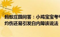 蚂蚁庄园问答：小鸡宝宝考考你红外线体温计可能导致眼部灼伤还易引发白内障该说法
