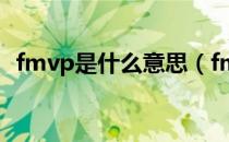 fmvp是什么意思（fmvp是什么意思中文）