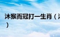 沐猴而冠打一生肖（沐猴而冠打一生肖是什么）