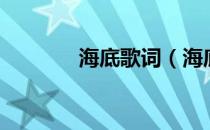 海底歌词（海底歌词完整版）