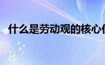 什么是劳动观的核心价值（什么是劳动观）