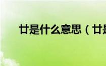 廿是什么意思（廿是什么意思怎么读）