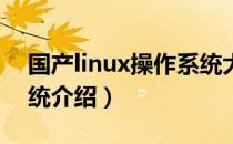 国产linux操作系统大全（国产Linux操作系统介绍）