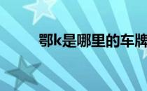 鄂k是哪里的车牌号（鄂k是哪的）