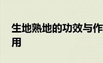 生地熟地的功效与作用 生地熟地的功效与作用