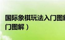 国际象棋玩法入门图解视频（国际象棋玩法入门图解）