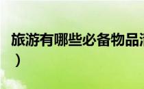 旅游有哪些必备物品清单（旅游必备物品清单）