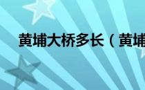 黄埔大桥多长（黄埔大桥多长多少公里）