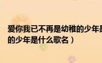 爱你我已不再是幼稚的少年是什么歌曲（爱你已经不是幼稚的少年是什么歌名）